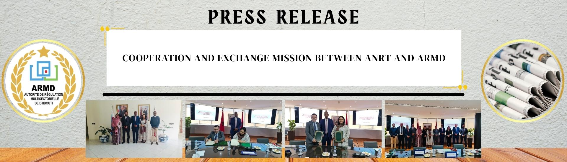 Cooperation and exchange mission between ANRT and ARMD